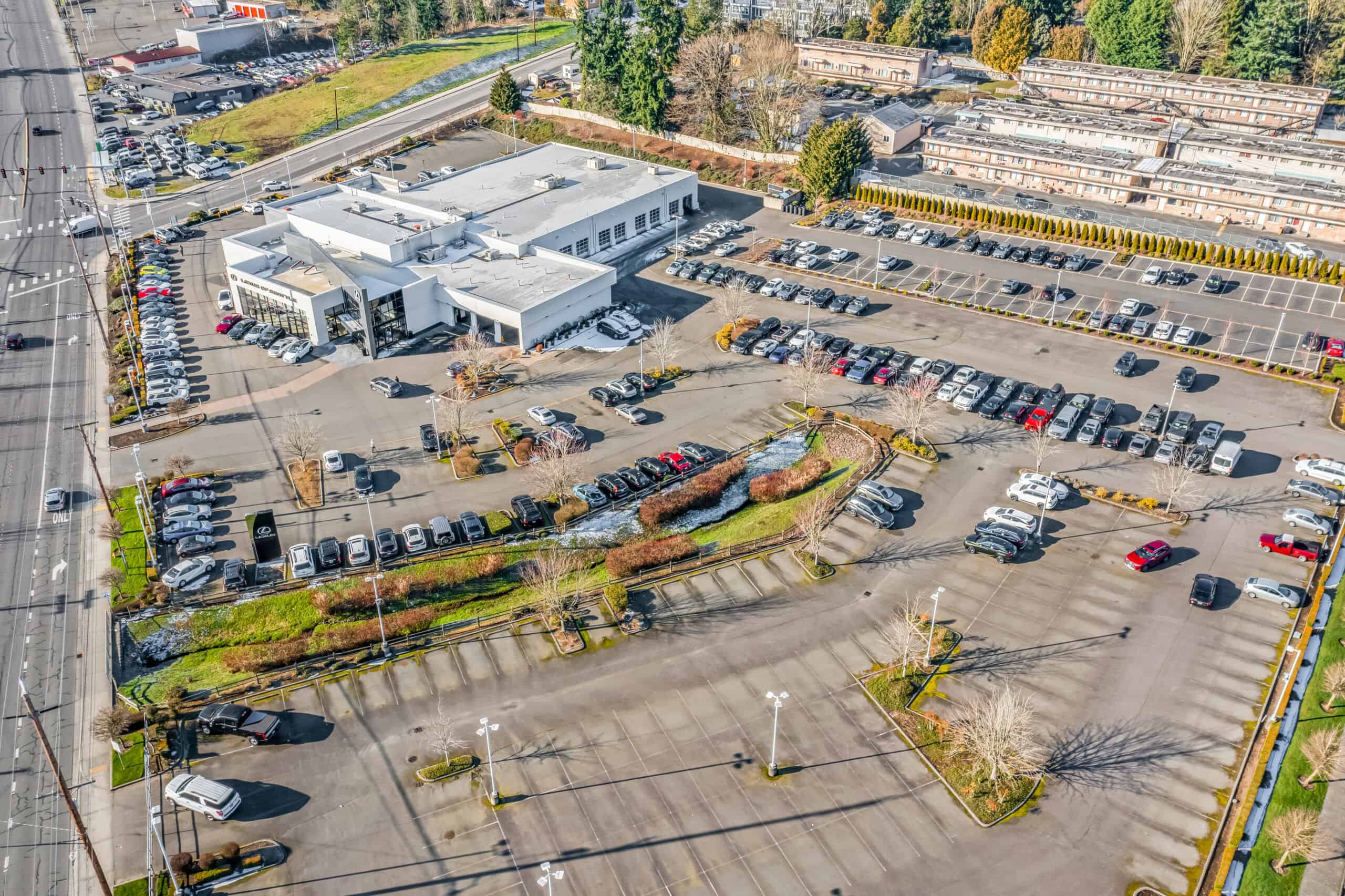 Lexus of Seattle Property drone image