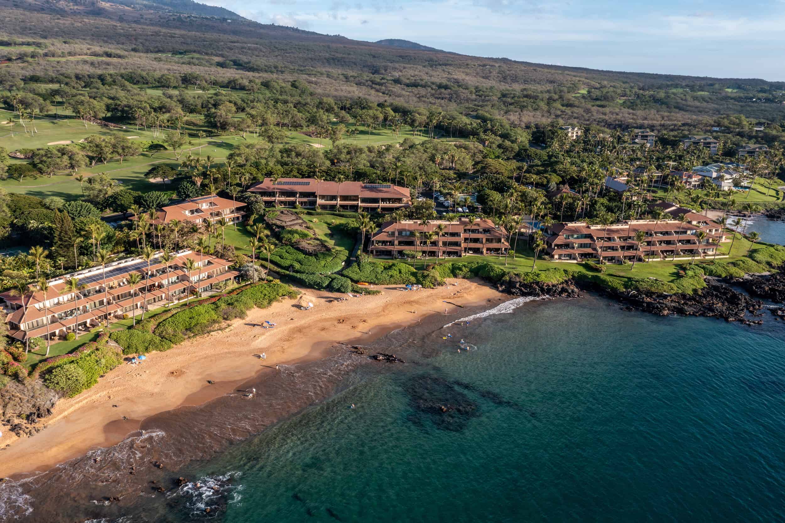 Makena Surf Maui Drone Image